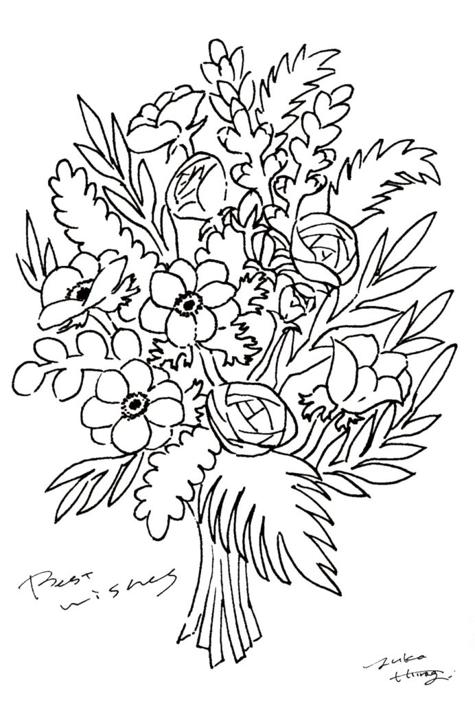 柊有花デザイン ポストカードの塗り絵とお手紙のワークショップ | plateau books